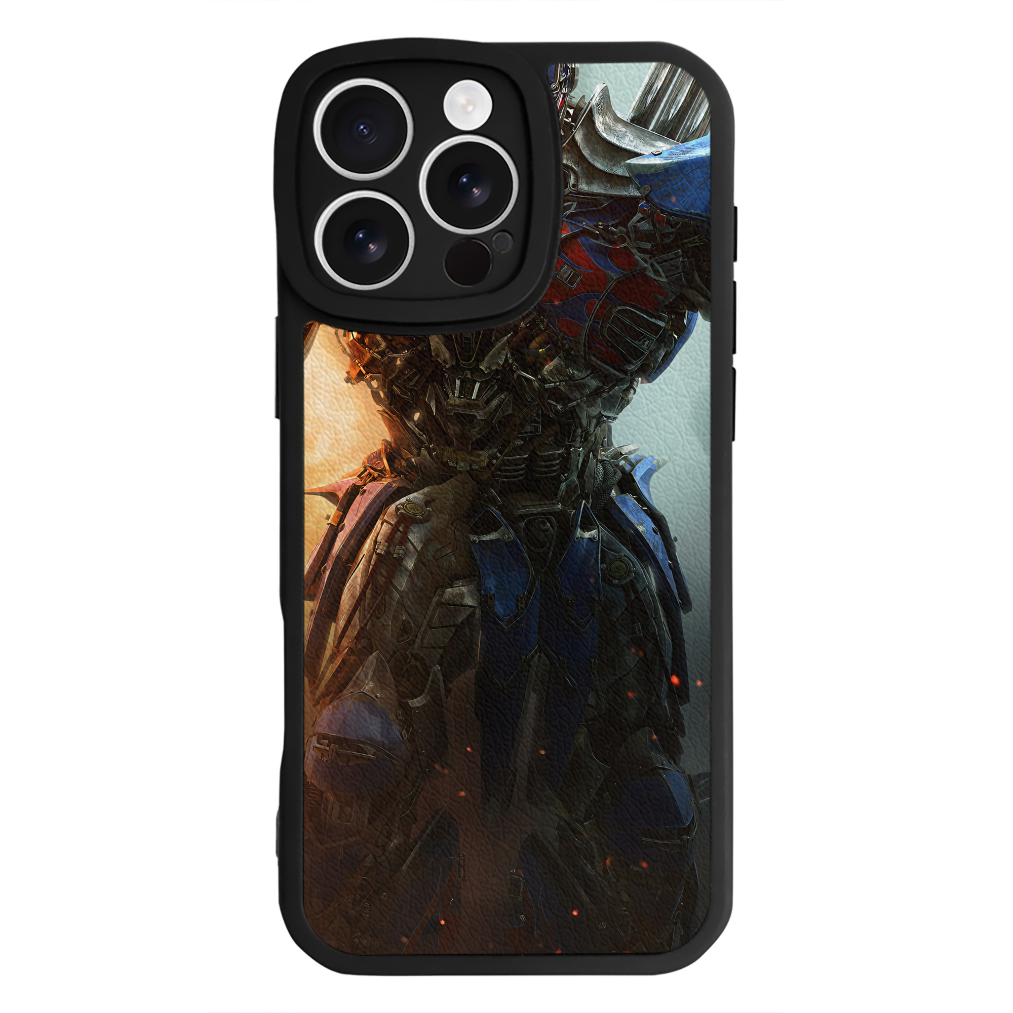 （画像用） Transformers トランスフォーマー 【iPhone 16シリーズ対応】シリコンスマホケース（レザー調） 材質：シリコン
